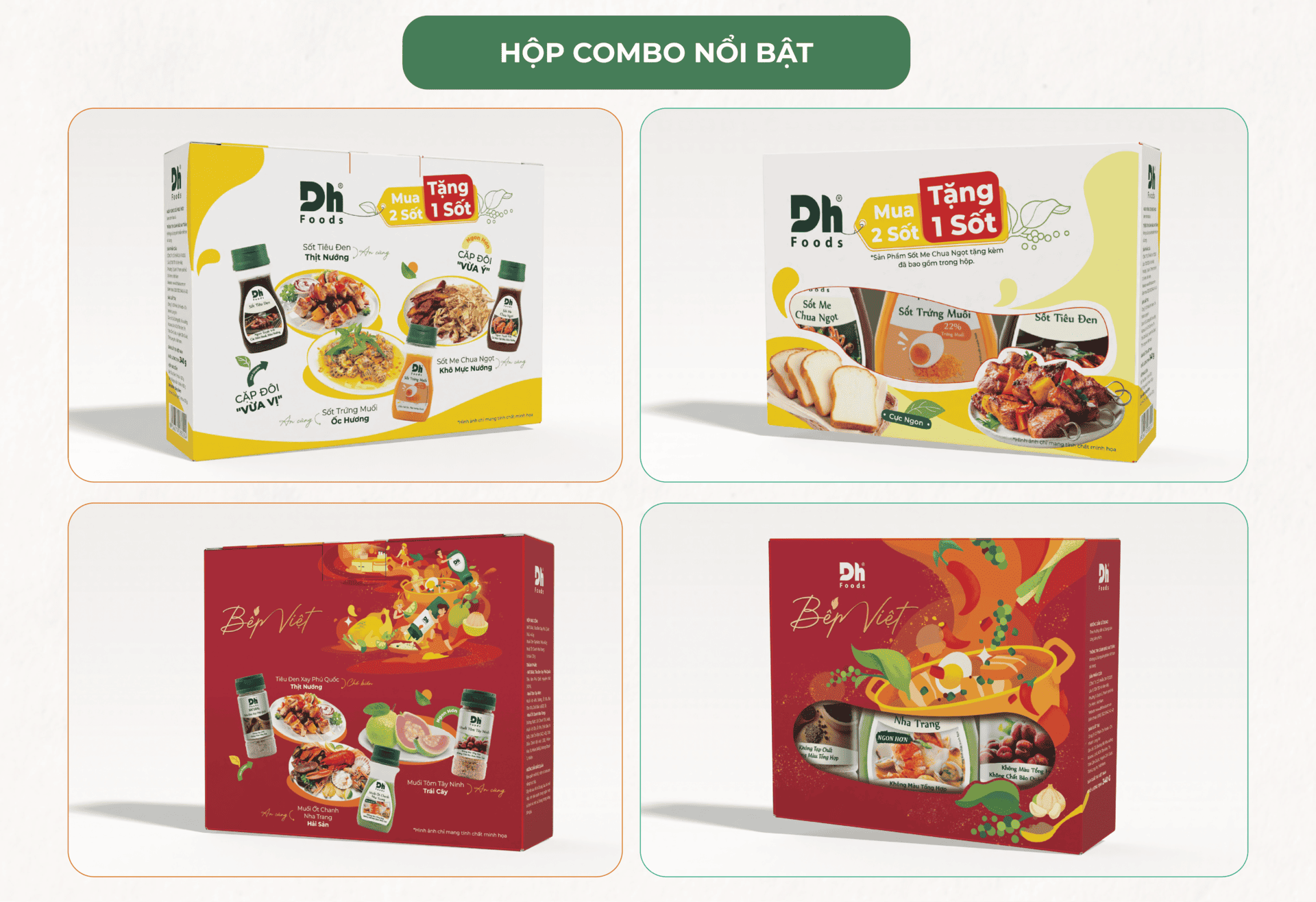 Các Hộp Combo gia vị đặc sản được yêu thích